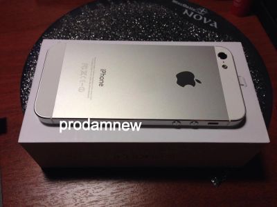 Лот: 3375400. Фото: 1. Apple iPhone 5, 16GB [Белый/White... Смартфоны