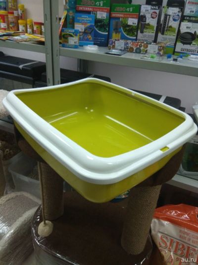 Лот: 16296395. Фото: 1. Туалет для кошек Geoplast Big... Миски, лотки, наполнители