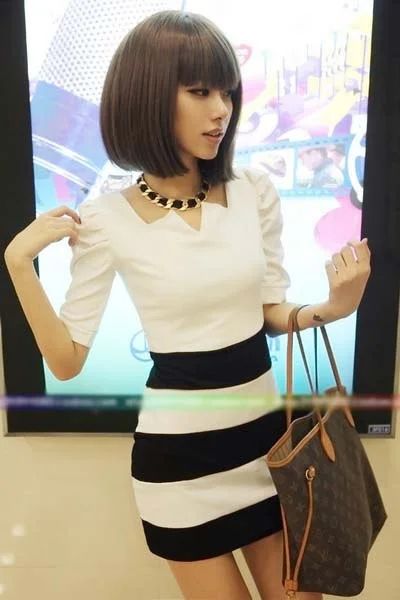 Лот: 3699906. Фото: 1. Платье низ в полоску новое № 1312. Платья