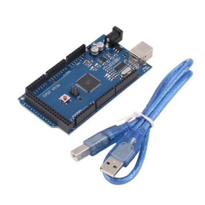 Лот: 7060043. Фото: 1. Arduino Mega 2560 R3 rev3 ATmega2560-16AU... Микроконтроллеры