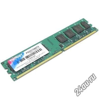 Лот: 5758414. Фото: 1. Patriot Memory DDR2-800 (400 МГц... Оперативная память
