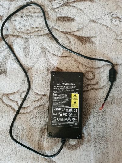 Лот: 10981348. Фото: 1. 12V 5A Адаптер, блок питания для... Зарядные устройства, блоки питания для бытовой техники