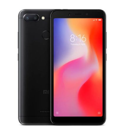 Лот: 12293747. Фото: 1. Xiaomi Redmi 6 3Gb/64Gb. Черный... Смартфоны