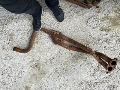 Лот: 16342318. Фото: 1. Труба приемная Волга змз-406. Выхлопная система