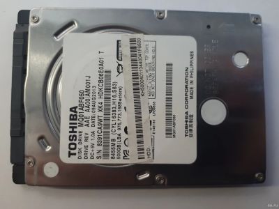 Лот: 14851681. Фото: 1. HDD 2.5 500GB Toshiba MQ01ABF050. Жёсткие диски (HDD)