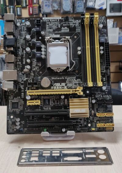 Лот: 20853056. Фото: 1. Мат. плата ASUS B85M-E/LGA1150... Материнские платы