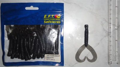 Лот: 2553996. Фото: 1. Твистеры уп.№ 4 E.F.T.Softlures... Прикормки, приманки