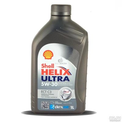 Лот: 11188857. Фото: 1. Shell Helix Ultra ECT 5w-30 1л... Масла, жидкости