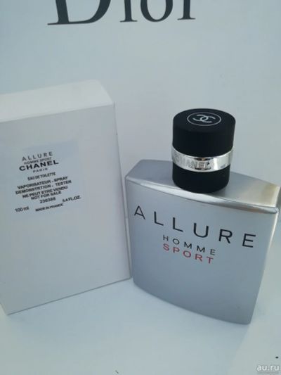 Лот: 10073007. Фото: 1. Тестер Chanel Allure Homme Sport... Мужская парфюмерия