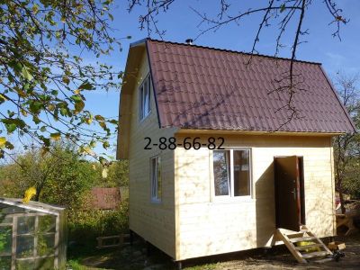 Лот: 11888466. Фото: 1. Каркасный дачный дом 5х6. Срубы, бани, дома