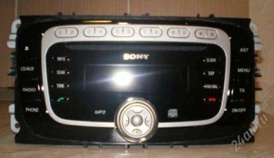 Лот: 2462213. Фото: 1. Штатная магнитола Sony для Ford. Автомагнитолы
