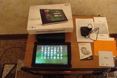 Лот: 2726417. Фото: 1. Серебристый планшет Acer Iconia... Планшеты