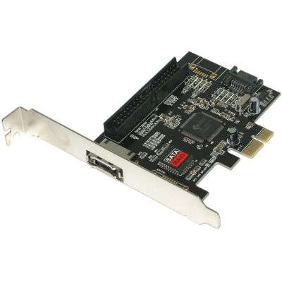 Лот: 9812434. Фото: 1. Контроллер PCI-Ex1 eSATA+SATA... Платы расширения, контроллеры, доп. порты