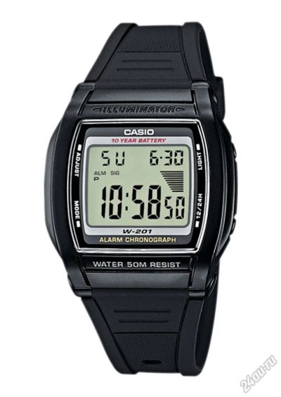 Лот: 5729655. Фото: 1. Casio W201-1A Оригинальные наручные... Оригинальные наручные часы