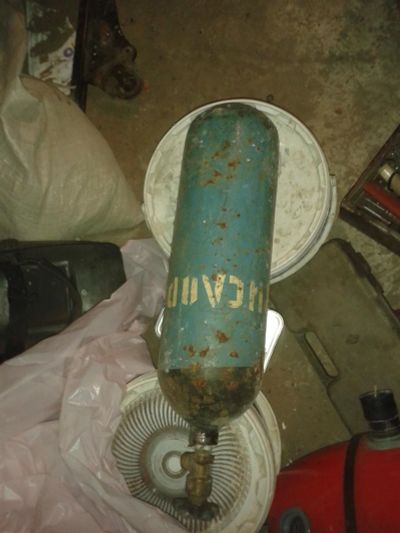 Лот: 7585018. Фото: 1. Баллон кислородный 5 л. Баллоны, газ в баллонах
