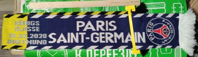 Лот: 17806686. Фото: 1. футбольный шарф Пари Сен-Жермен... Одежда, текстиль