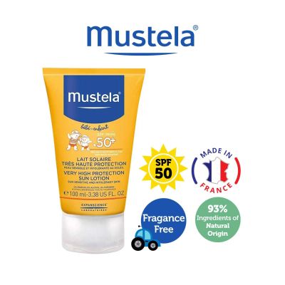 Лот: 15508802. Фото: 1. Солнцезащитное молочко Mustela. Уход за телом