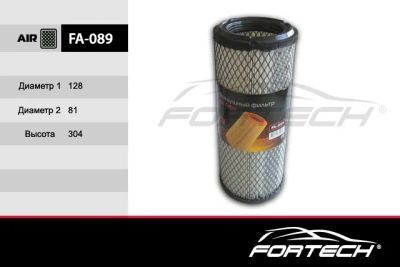 Лот: 16895188. Фото: 1. Фильтр воздушный FA-089 FORTECH... Расходные материалы