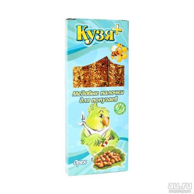 Лот: 10400858. Фото: 1. Лакомство для попугаев кузя+ палочки... Корма