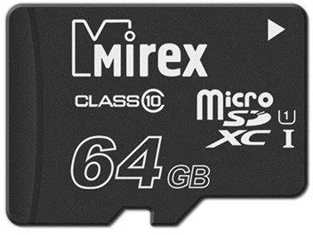 Лот: 17311581. Фото: 1. Карта памяти 64Gb MicroSDXC Mirex... Карты памяти