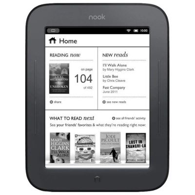 Лот: 12027874. Фото: 1. Barnes and Noble NOOK Simple Touch. Электронные книги