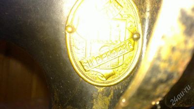 Лот: 2110431. Фото: 1. раритетная швейная машинка silberberg... Предметы интерьера и быта