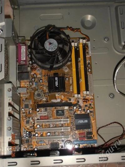 Лот: 2383054. Фото: 1. Комплект s775 Asus P5L 1394... Материнские платы