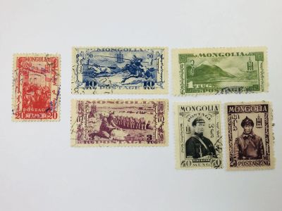 Лот: 23594287. Фото: 1. Монгольская революция. Неполная... Марки