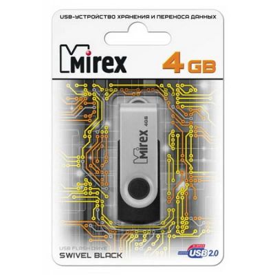 Лот: 25195364. Фото: 1. Флеш-накопитель USB2.0 4Gb Mirex... USB-флеш карты