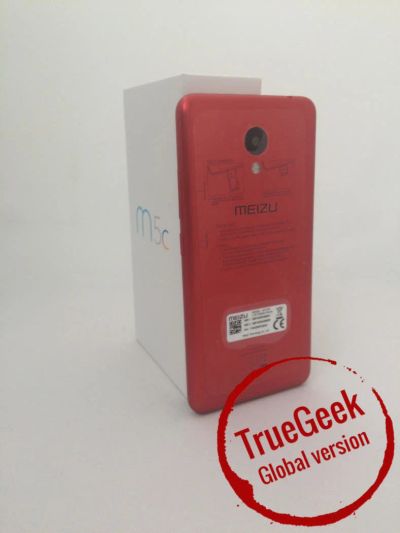 Лот: 10472213. Фото: 1. Meizu M5c 2/16Gb Red M710H. Силиконовый... Смартфоны