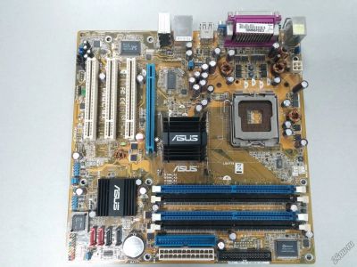 Лот: 5529729. Фото: 1. Материнская плата ASUS P5GL-MX... Материнские платы