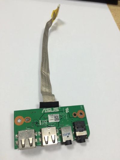 Лот: 9438646. Фото: 1. USB плата ноутбука Asus N53D N53DA... Платы расширения, контроллеры, доп. порты