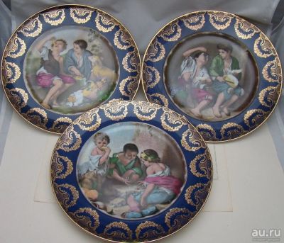 Лот: 17148338. Фото: 1. Gloria тарелки фарфоровые коллекционные... Фарфор, керамика