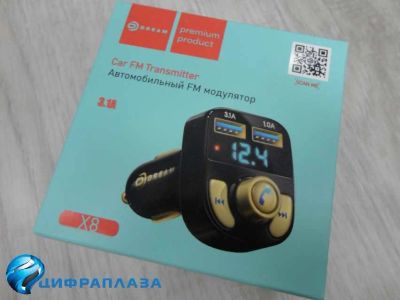 Лот: 16776850. Фото: 1. Автомобильный FM модулятор Bluetooth... FM-модуляторы, трансмиттеры