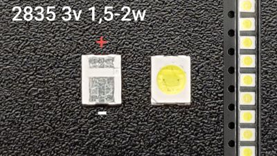Лот: 17539517. Фото: 1. Светодиод LED SMD 100 шт 2835... Запчасти для телевизоров, видеотехники, аудиотехники