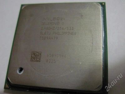 Лот: 641882. Фото: 1. Процессор Celeron D 2,4 ГГц (условно... Процессоры