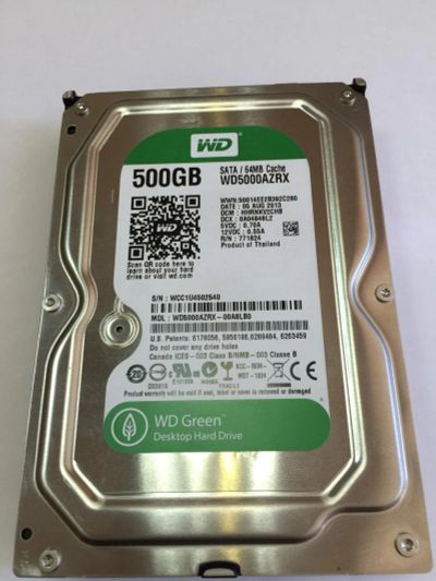 Лот: 6819946. Фото: 1. Жесткий диск 500Гб Western Digital... Жёсткие диски (HDD)