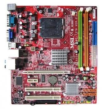 Лот: 1807875. Фото: 1. Мат-плата MSI G31 775s 4хSata... Материнские платы