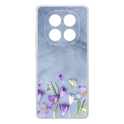 Лот: 25086168. Фото: 1. Чехол Krutoff Clear Case "Цветочное... Чехлы, бамперы