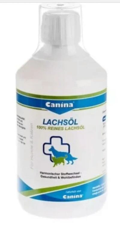 Лот: 10463414. Фото: 1. Canina Lachsol (Канина масло лосося... Косметика для животных