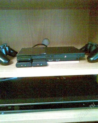Лот: 1803857. Фото: 1. Sony PS-2 чипованая. Игровые приставки, консоли