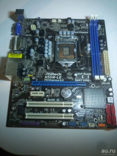 Лот: 13348256. Фото: 1. ASRock H55M-LE rev. G/A 1.02... Материнские платы