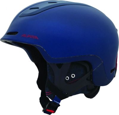 Лот: 12872662. Фото: 1. Зимний Шлем Alpina SPINE nightblue-bordeaux... Шлемы