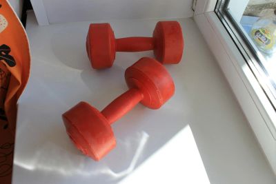 Лот: 8121418. Фото: 1. Гантели на 3 кг Dumbell 2 штуки. Фитнес, аэробика и гимнастика