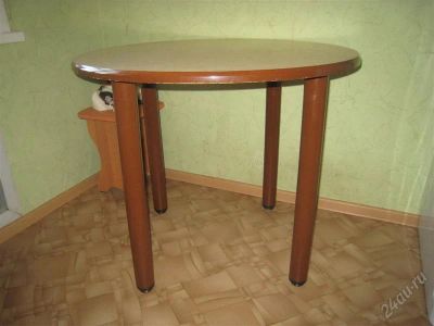 Лот: 2215905. Фото: 1. Стол кухонный круглый. Столы, стулья, обеденные группы