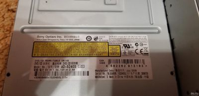Лот: 12996965. Фото: 1. Привод DVD±RW DVD RAM Optiarc... Приводы CD, DVD, BR, FDD