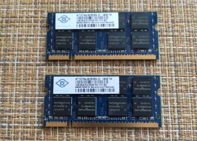 Лот: 19484145. Фото: 1. Память ноутбук ddr2 SO-dimm 2... Оперативная память