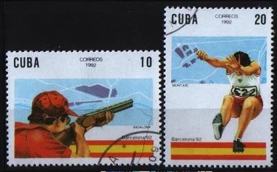 Лот: 7241835. Фото: 1. Куба 1992г спорт 2марки. Марки