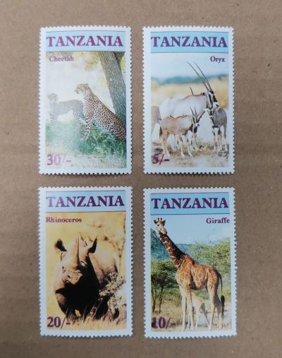 Лот: 19682840. Фото: 1. Марки. Танзания. Животные (полная... Марки