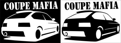 Лот: 9635843. Фото: 1. Наклейка Coupe mafia. Наклейки автомобильные